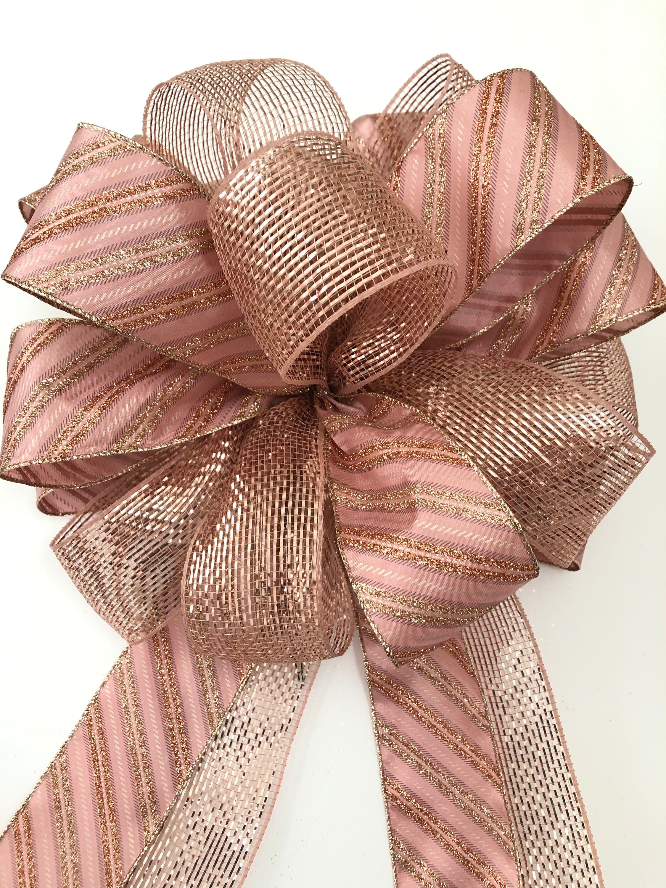 Christmas Tree Topper / Rose Gold Xmas Tree Topper / Christmas Etsy