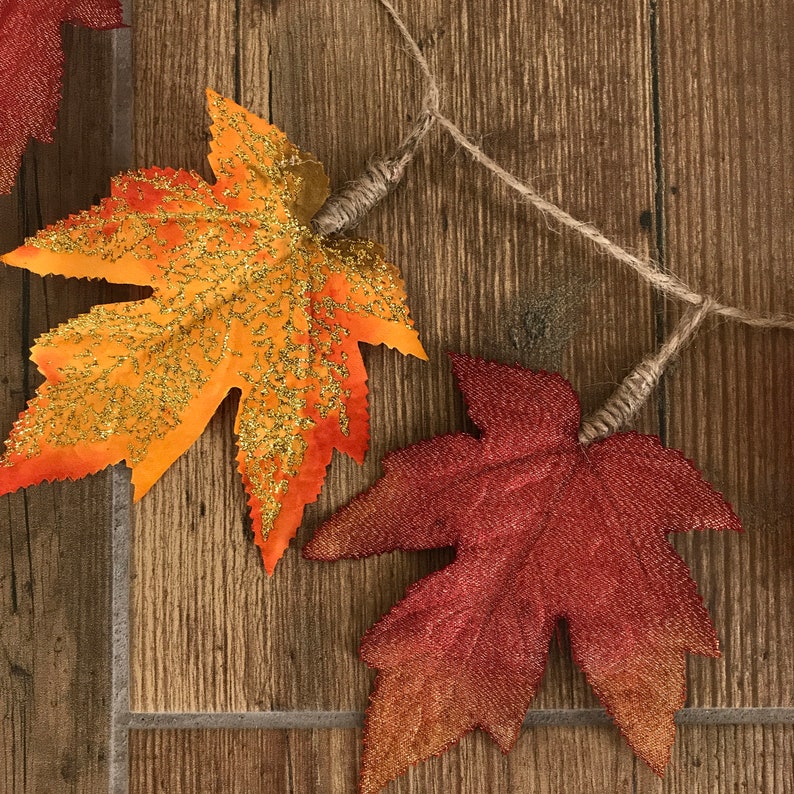 Autumn Leaves Banner / Fall Banner / Harvest Banner / Leaves Etsy