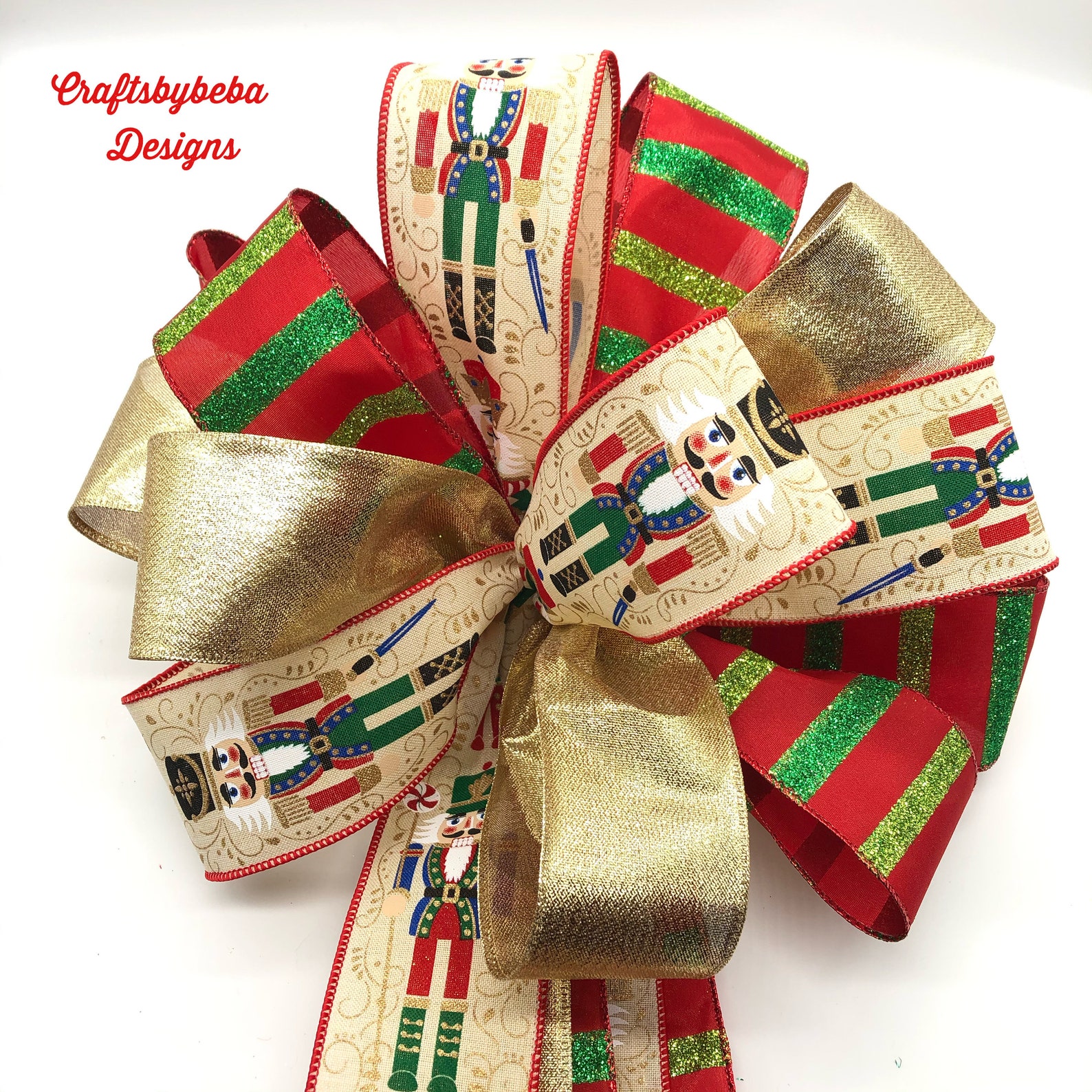 Nutcracker Christmas Tree Topper / Nutcracker Xmas Decorative Etsy