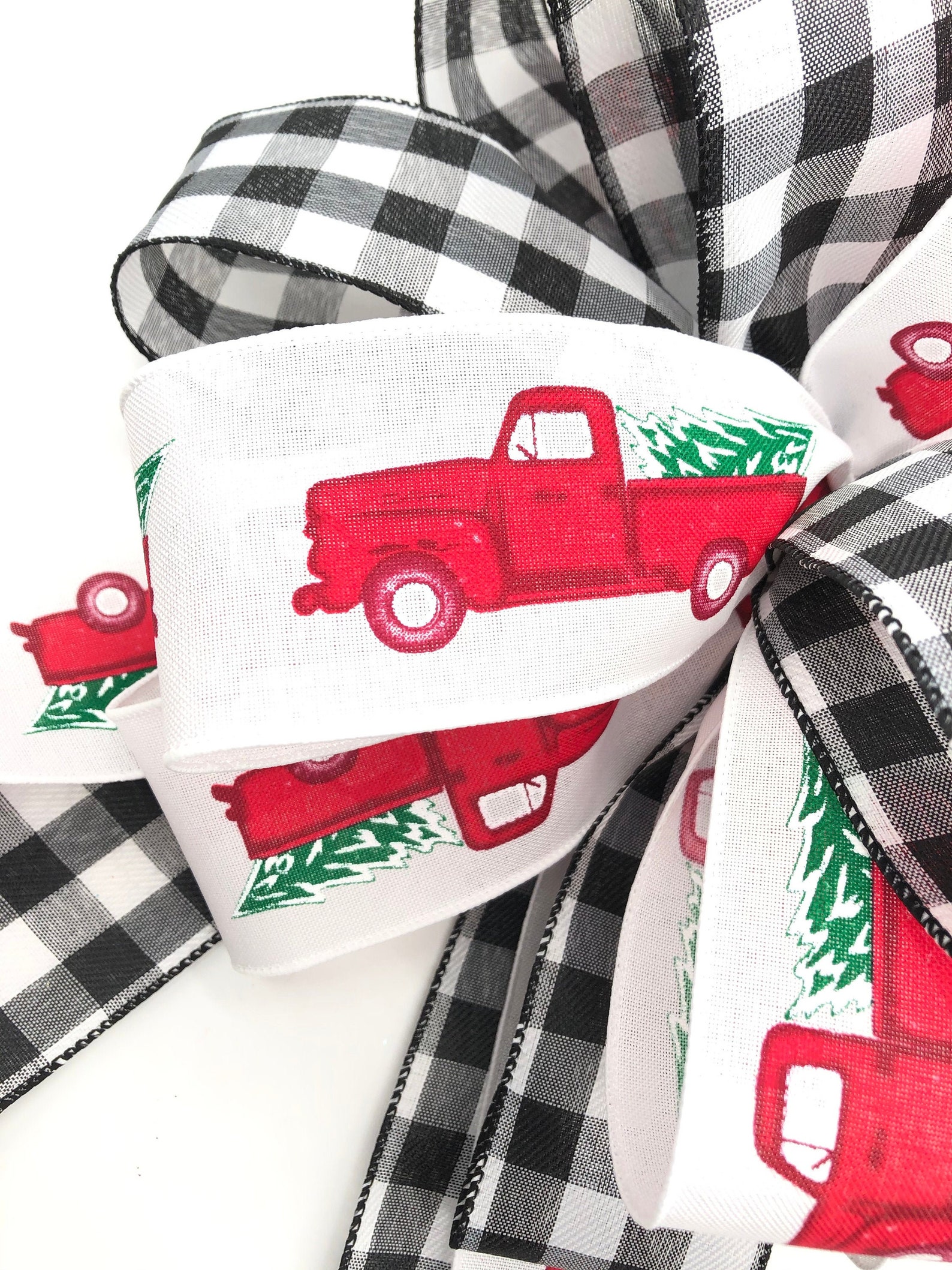 Red Truck Christmas Tree Topper / Christmas Tree Topper / Red Etsy