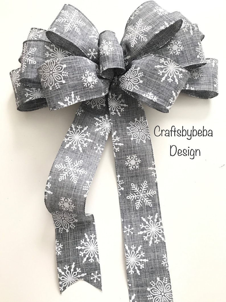 Christmas Wreath Bow / Xmas Wreath Bow / Wreath Bow / Etsy