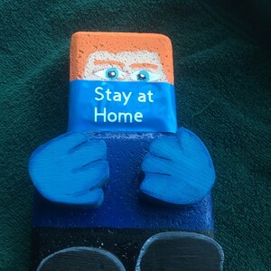 Essential Person  Stay At Home Patio Paver Pals handpainted decoration ornament