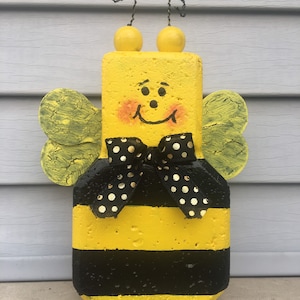 Bumblebee Garden Decor bumble bee hand painted patio paver pal