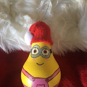 Girl Minion Hand-Painted Ornament