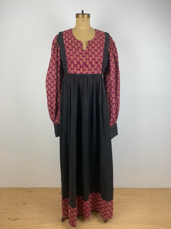Indian block print cotton dress