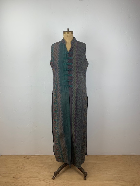 Thai silk sleeveless tunic - image 1