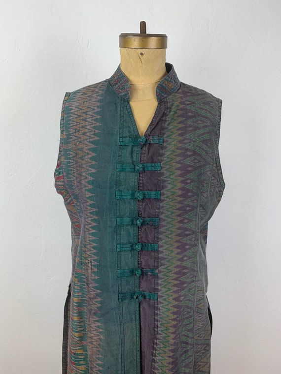 Thai silk sleeveless tunic - image 2