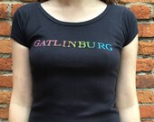 Vintage 70 39 s 80 39 s Gatlinburg Travel Tourist T-Shirt Size S