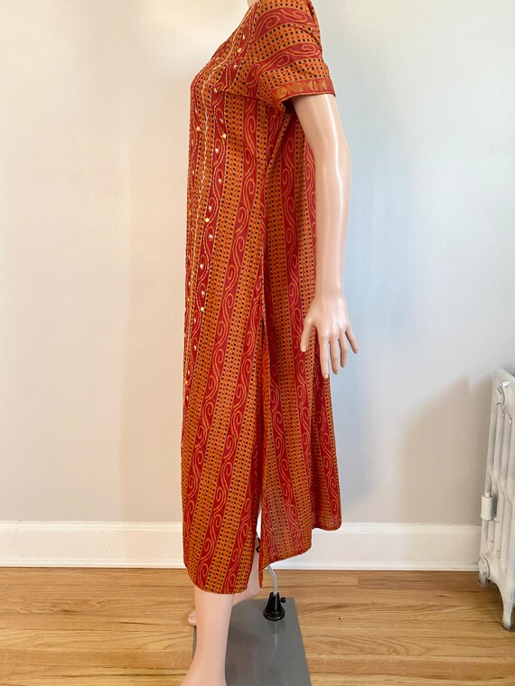 Vintage Women’s Indian Kurta Tunic Mirrored Dress… - image 7