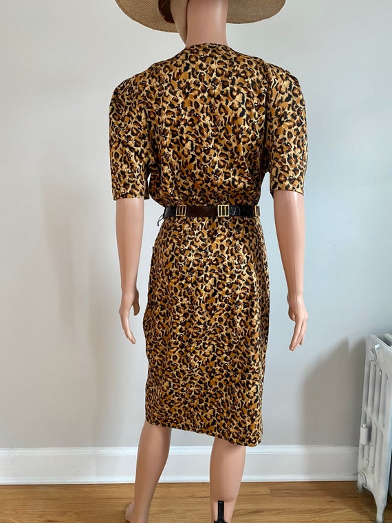 80’s/90’s TC Petites Cotton Leopard Animal Print … - image 9