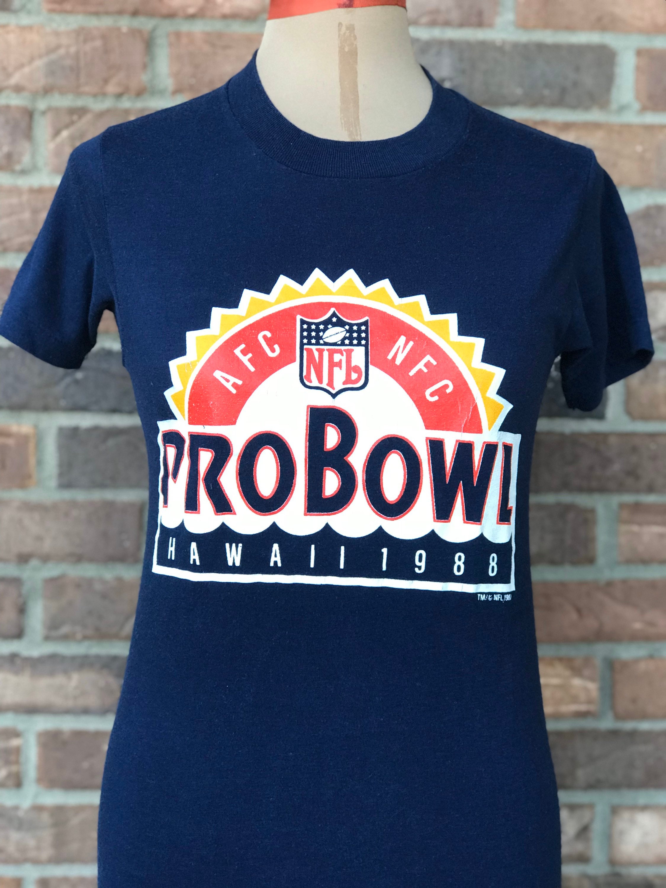1988 NFL Pro Bowl Hawaii Graphic T-shirt Tee Womens Size | Etsy