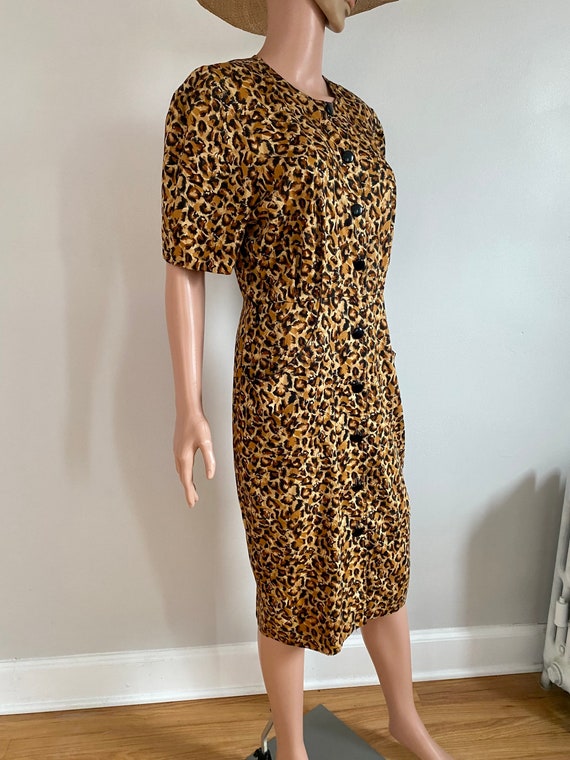 80’s/90’s TC Petites Cotton Leopard Animal Print … - image 4