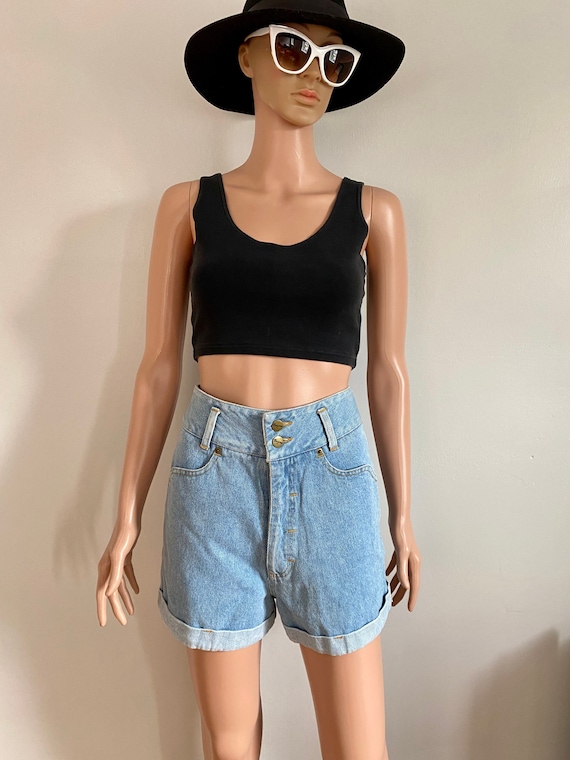 90’s Bergamo Light Washed High Waisted Denim Mom … - image 3