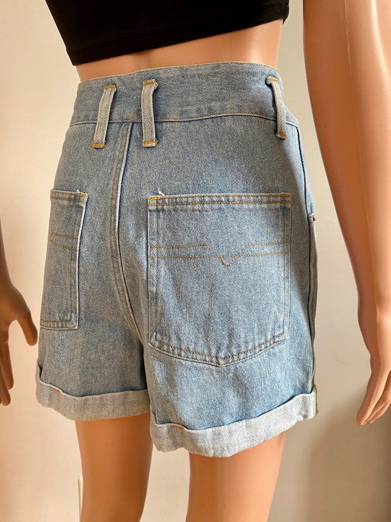 90’s Bergamo Light Washed High Waisted Denim Mom … - image 9