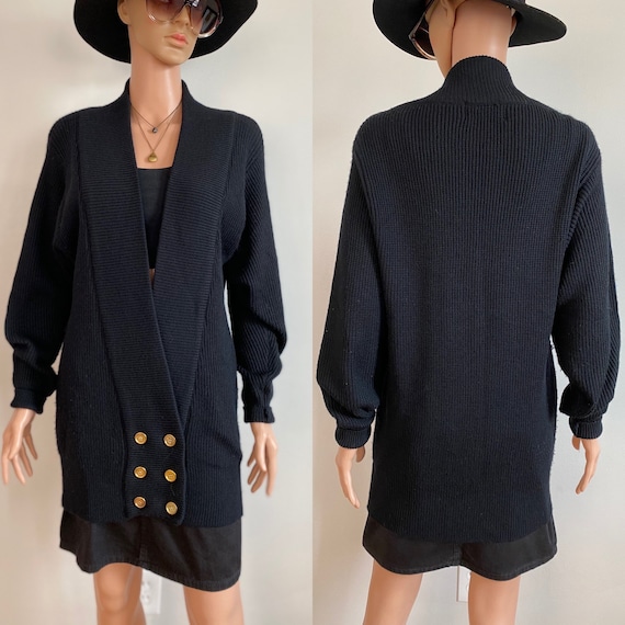 Vintage 80’s/90’s PIERRE CARDIN Oversized Ribbed C