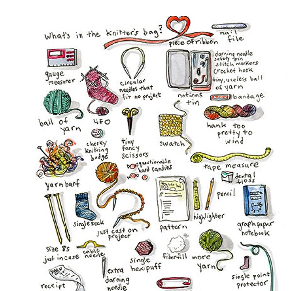 What's in the Knitter's bag?