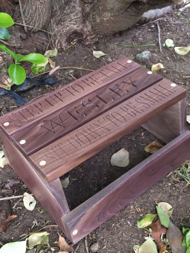 Personalized Child/'s Step Stool Step Up To Be Tall.