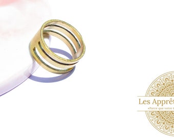 Brass tool ring for closing and opening rings