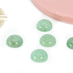 Cabochon 12mm en aventurine naturelle image 2