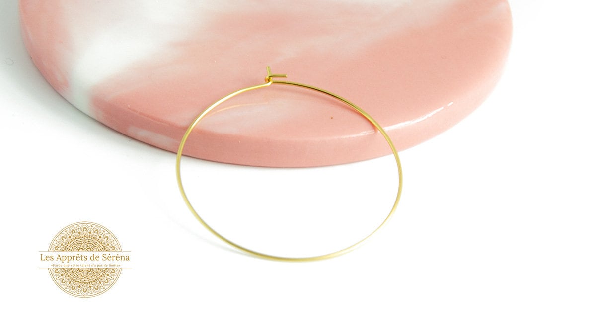 Mono orecchino luna cerchio 16 mm Oro Marlù Gioielli 33or0001