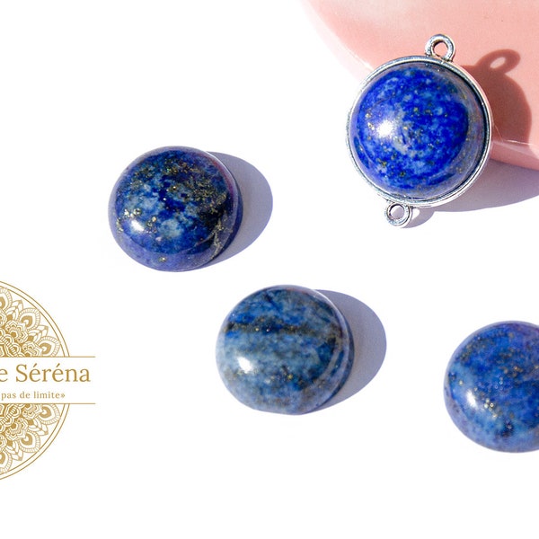 Cabochon 20mm en lapis lazuli naturel