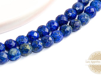4mm koraliki lapis lazuli 50 fasetowanych koralików 4xmm naturalne koraliki lapis lazuli x 50