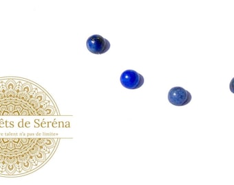 4 mm cabochons van natuurlijke lapis lazuli