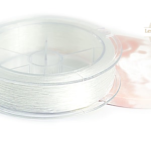 Japanese elastic crystal thread 0.8mm transparent X 45 meters