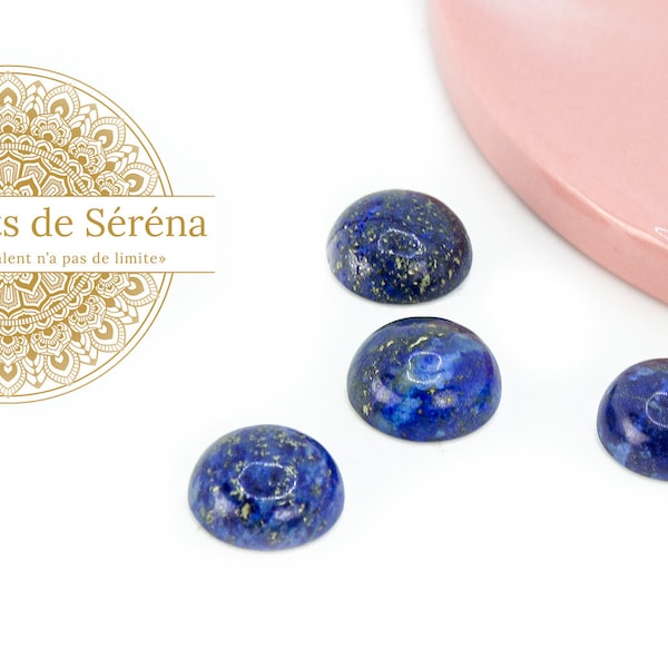 Cabochon 12mm en lapis lazuli naturel