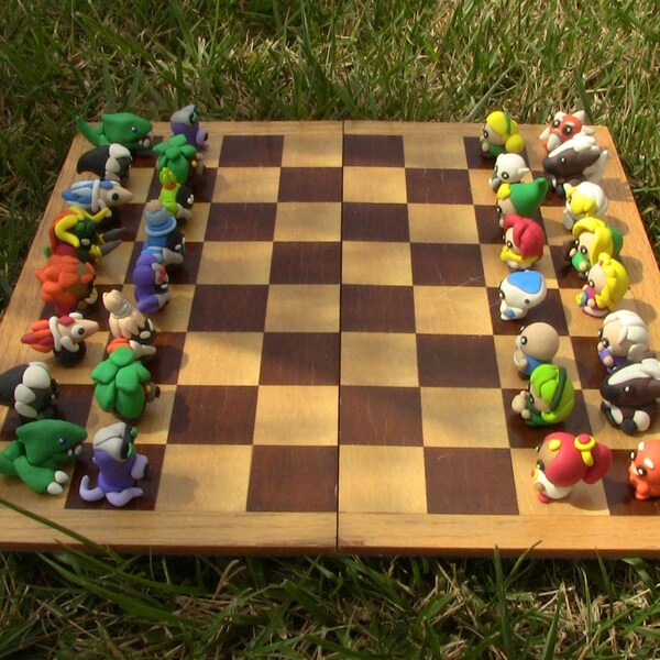 Legend of Zelda chess piece set