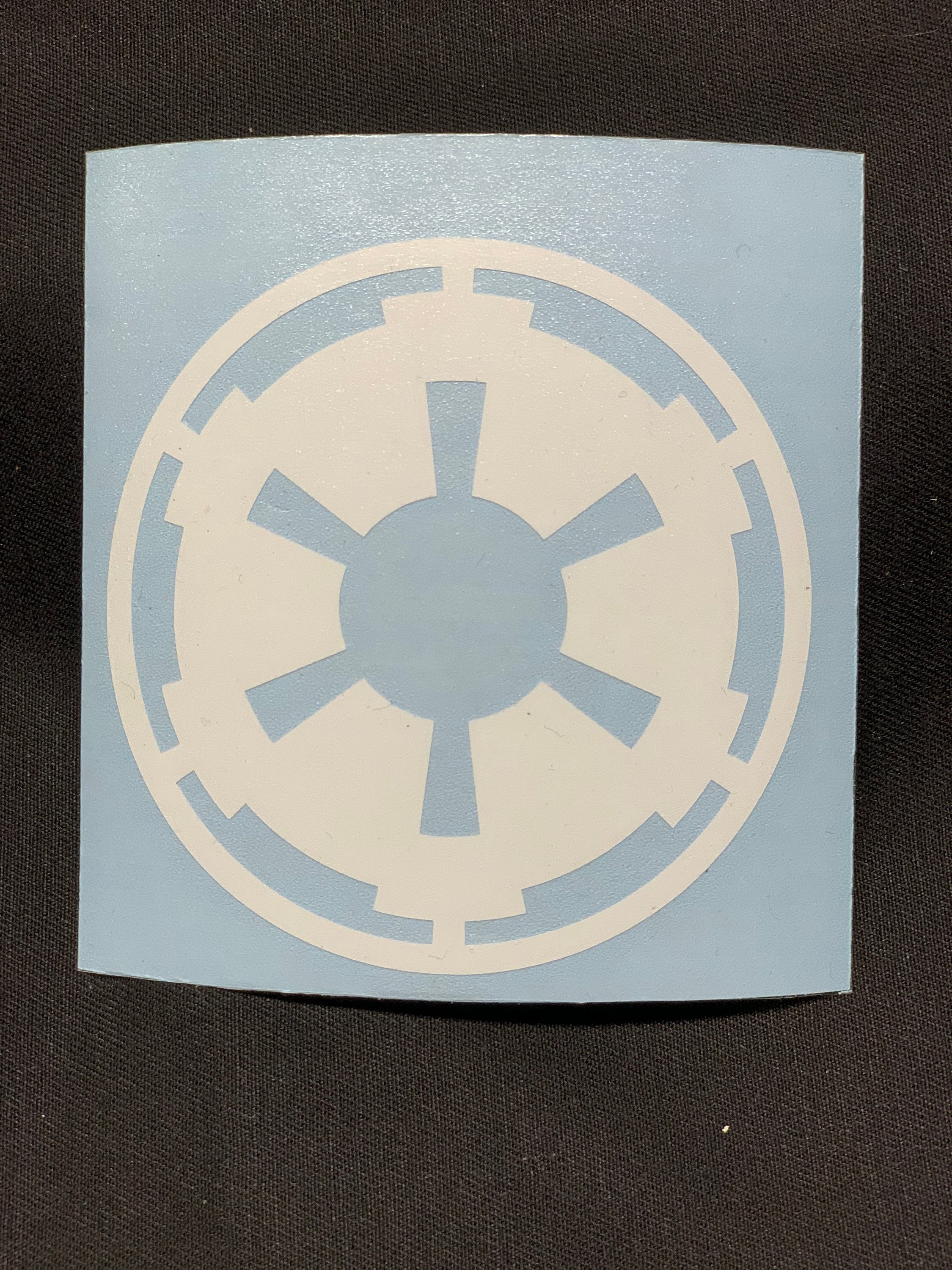 Star Wars Imperial Logo Sticker, image size:2250x3000