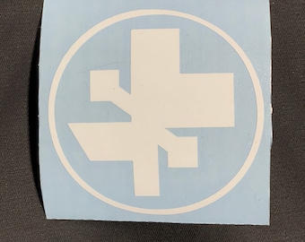 Decalcomania in vinile del logo del medico di Star Wars