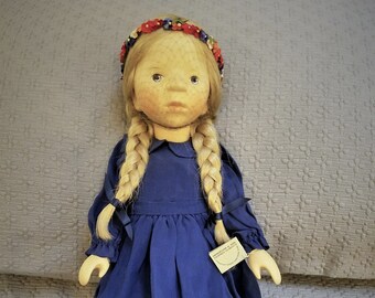 Elisabeth Pongratz Hand Carved Wooden Doll “Pippy”