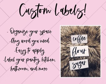Cute Pantry Labels Etsy