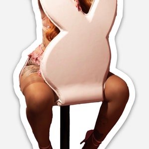 Bunny Pinup Sticker