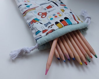 Boys/girls Drawstring pencil case