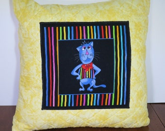 Boy Cat Pillow