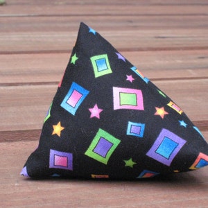 Rainbow Double Squared Organic Catnip Wedge Cat Toy