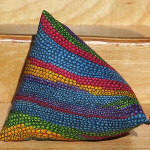 Color Burst Organic Catnip Wedge Toy