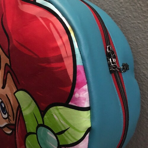 Women’s circle bag, shops hat bag, women’s purse, custom cross body, Ariel little mermaid circle bag, hat bag, Disney, luxury, crossbody bag