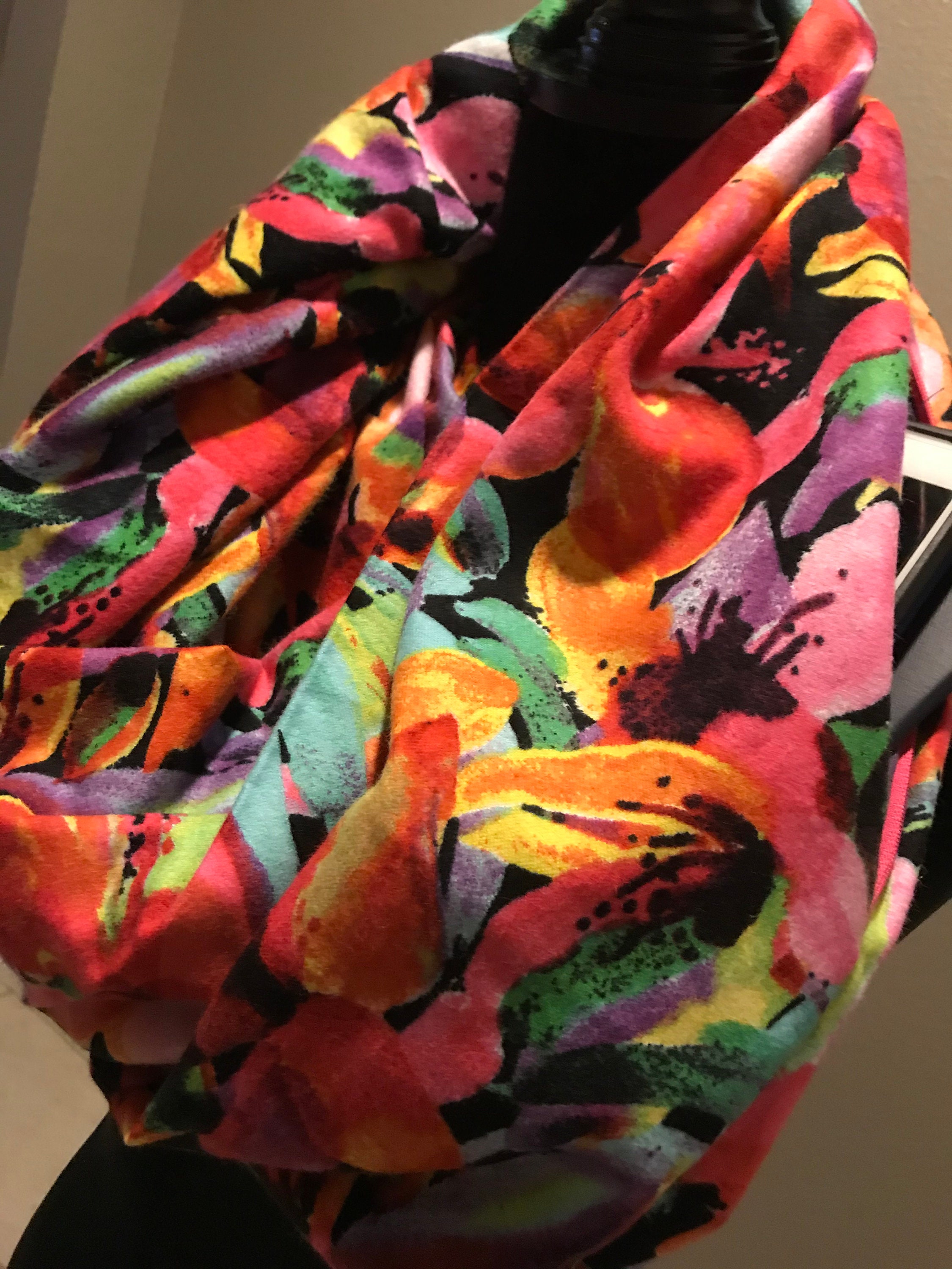 TRAVEL INFINITY SCARF. Zippered Scarf Cowl Travel Cowl Etsy Singapore