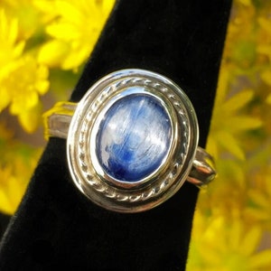 Kyanite 2 - Sterling Silver Ring - Size 7