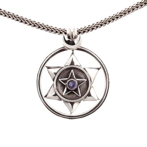Kinetic #1/2 - Pendant - Sterling Silver - Iolite