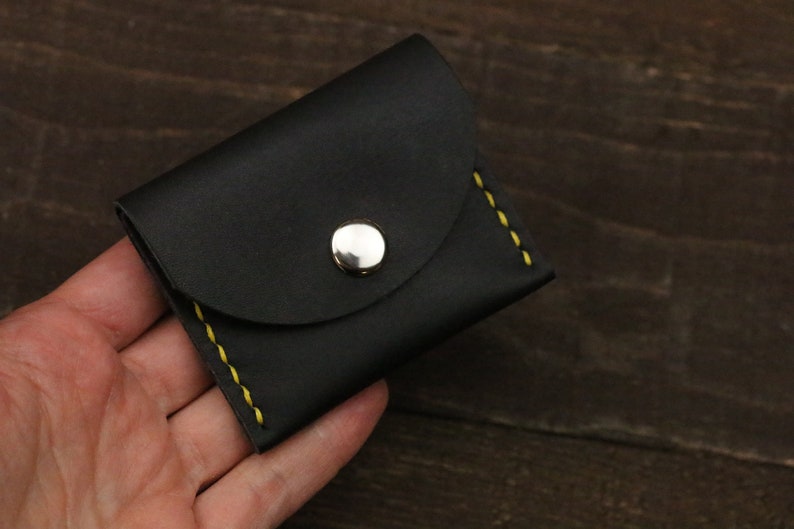 Wallet Condom Rings Leather Condom Wallet Black Condom Case Witty Gift for Men Small ...