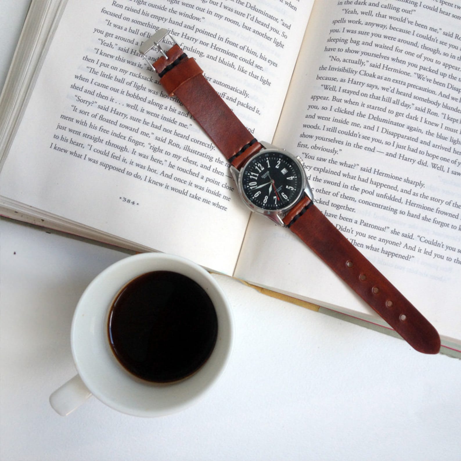 Elegant Leather 20 mm Watch Band C022.410.16.030.00_K0018437