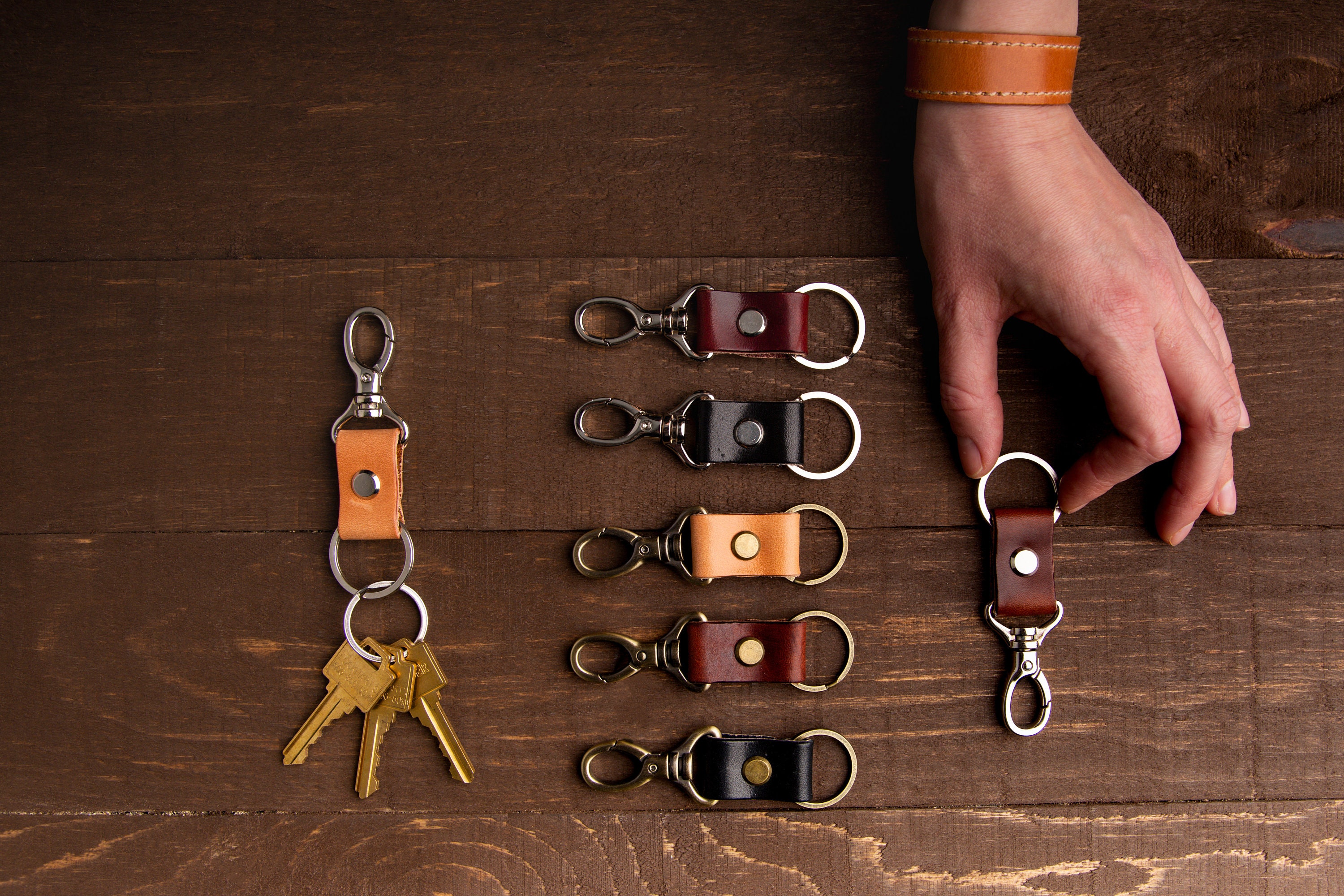 新品未使用/未開封】Llife LEATHER KEY CHAIN 即発送