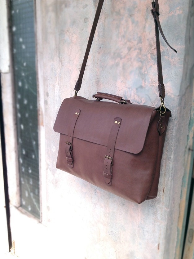 personalized leather messenger bags