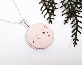 Leo constellation necklace Leo zodiac necklace Leo zodiac jewelry Leo custom constellation Leo jewelry charm Horoscope leo sign Leo pendant