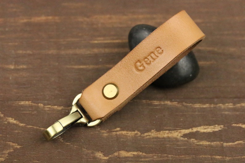 Leather Belt Loop Key Holder Groomsmen Gift Key Chain Belt Etsy