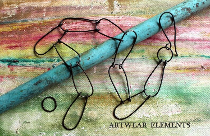 Artwear Elements® Handmade Art Chain, Bracelet Supply, Necklace Supplies, Jewelry Hardware, OX Wire, Jewelry Chain, Chain, ArtWear Elements® image 4